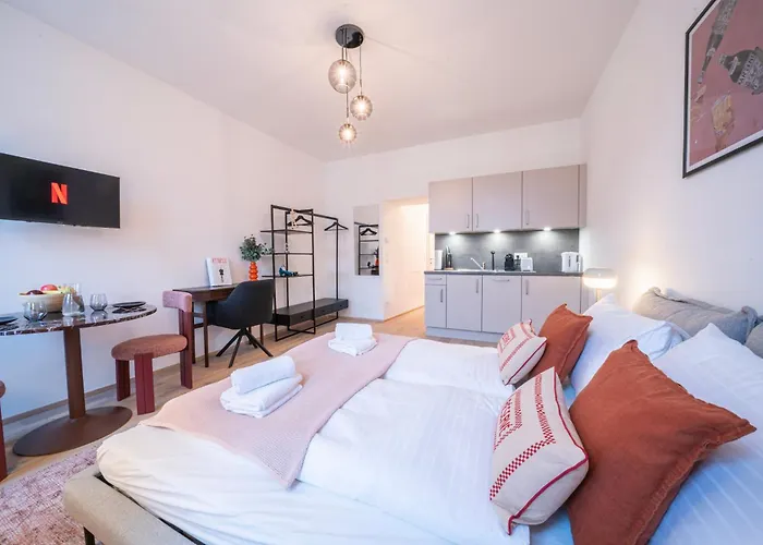 Apartamento Designer Studios, 10min To Stephansplatz, Metro, No Elevator Viena
